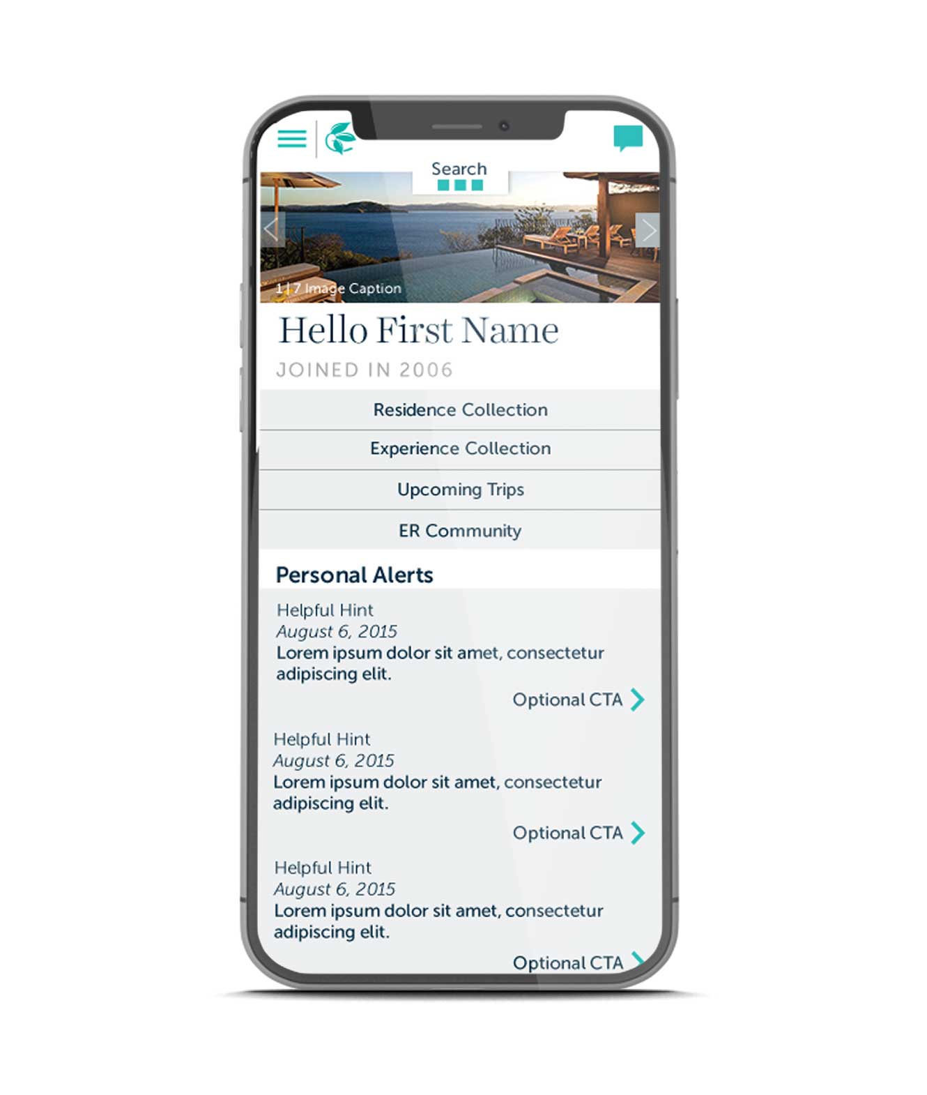 Mobile - Homepage